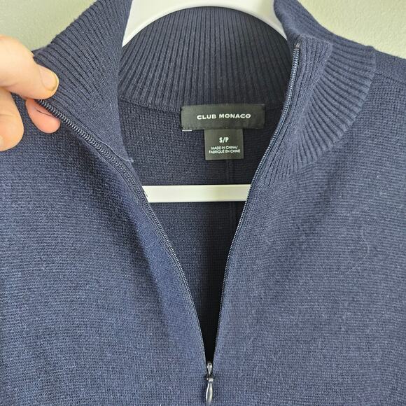 Club Monaco Veronica Sweater Dress Navy Blue Marine Size Small - Picture 3 of 6